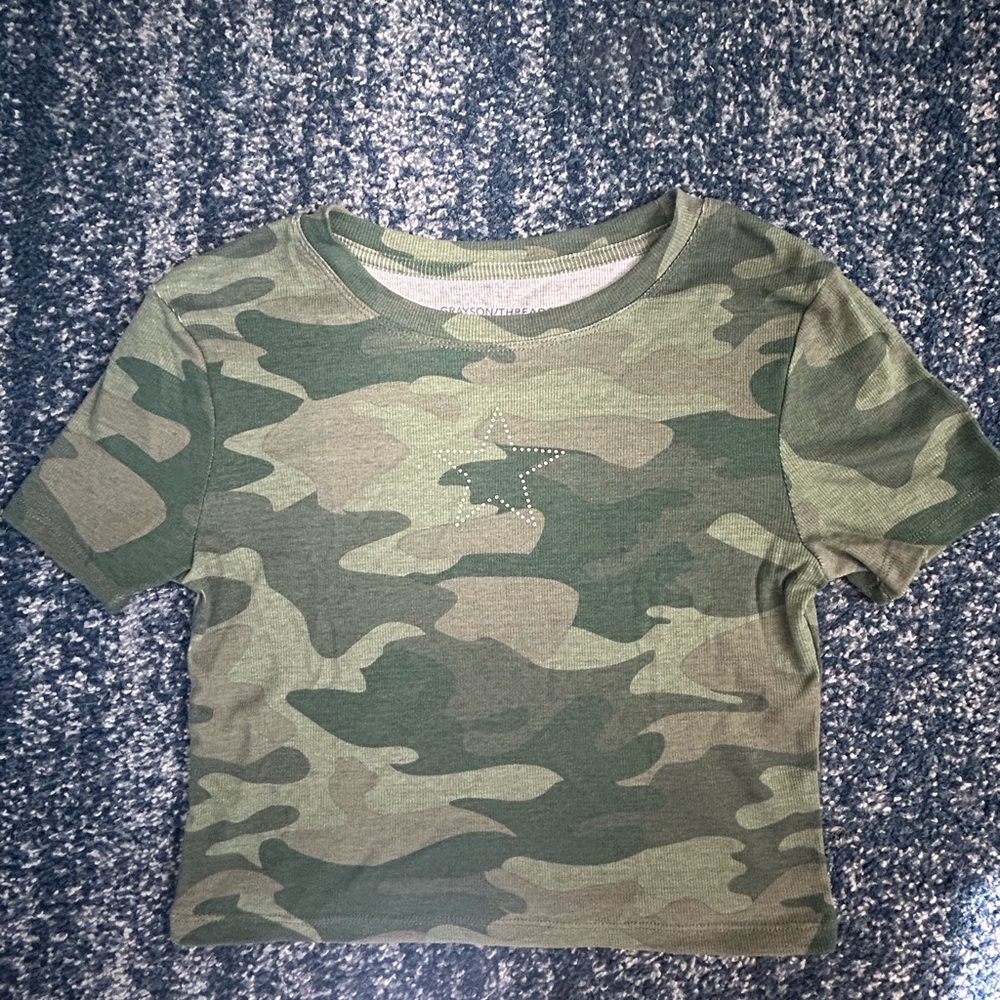 Grayson Threads Cropped Camo T-Shirt